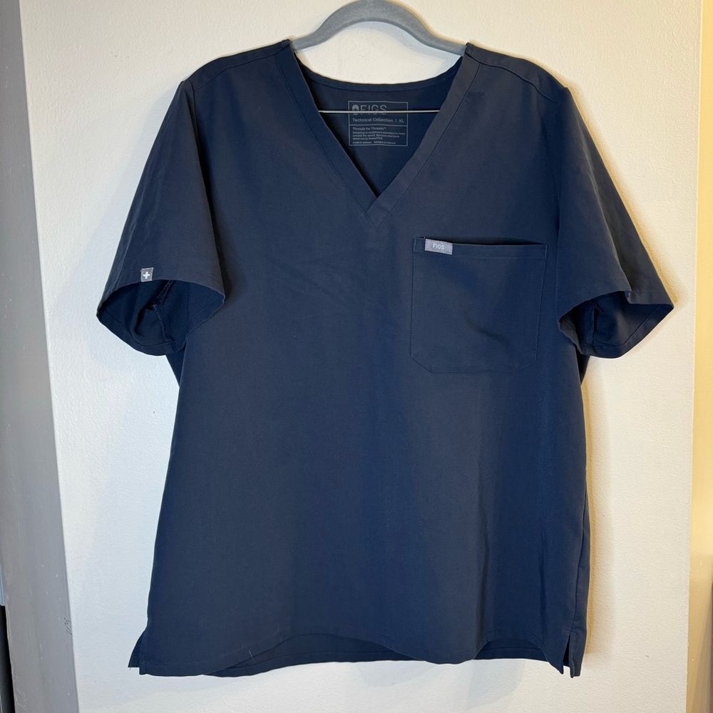 Figs Navy Blue Women's Top